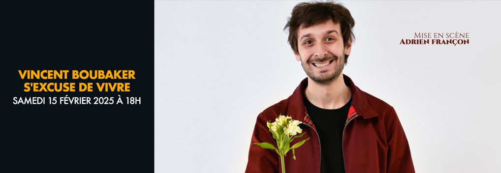 Vincent Boubaker s’excuse de vivre